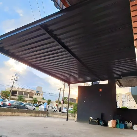 Cobertura de Garagem Sanduíche residencial em Pirassununga SP